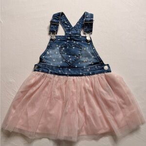 Epic Threads Blue Denim with pedal Pink and White Accents